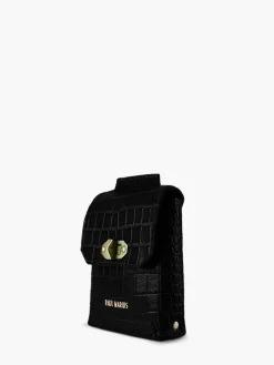 Agathe Alligator - Jet Black