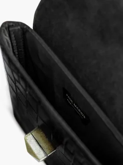 Agathe Alligator - Jet Black