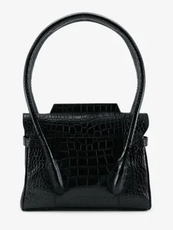 Colette S Alligator - Jet Black