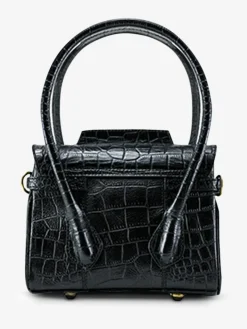 Colette XS Alligator - Jet Black