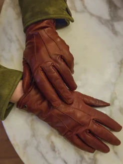 Gloves Women - Light Brown