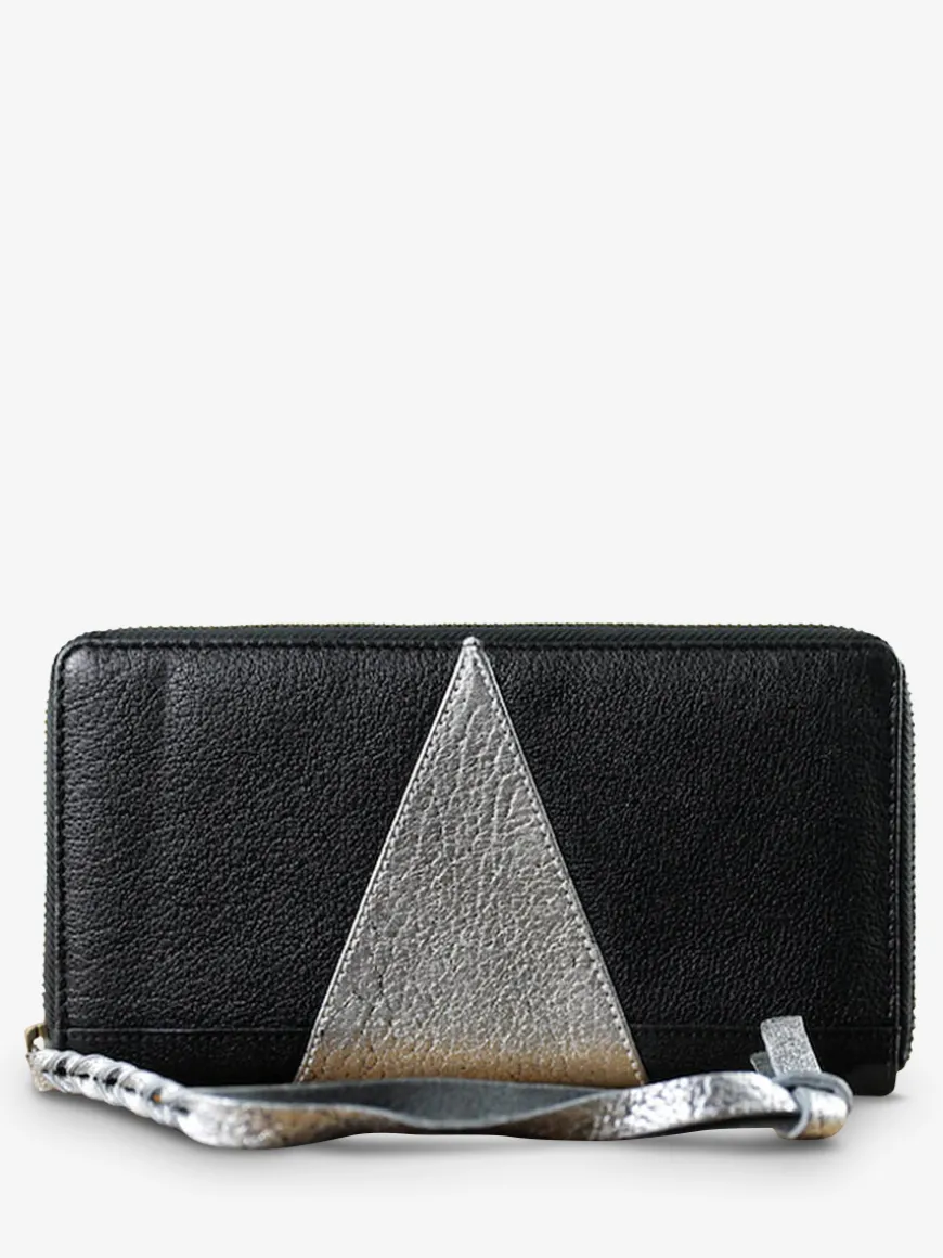 LePortefeuille Charlotte - Silver Black