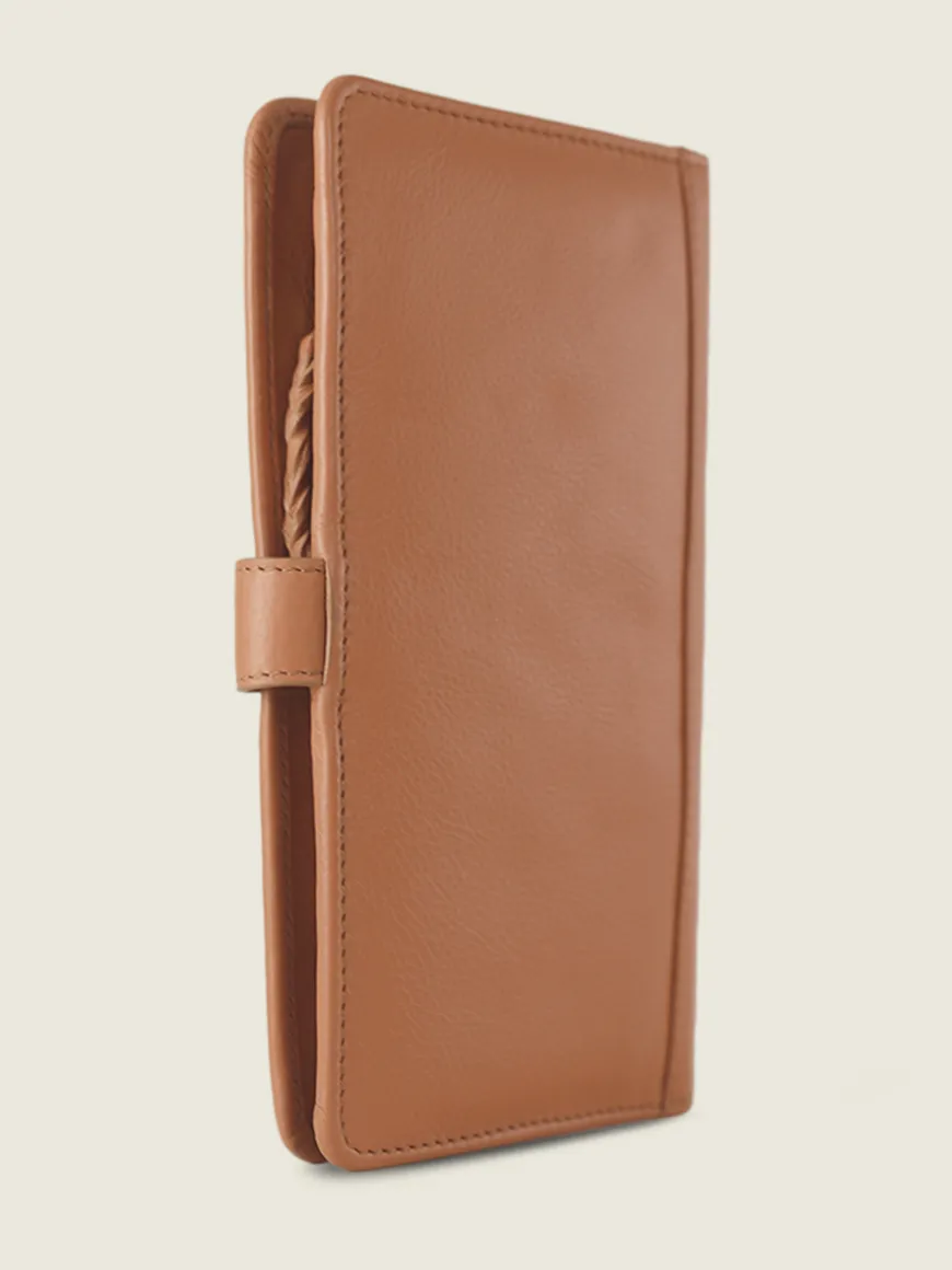 LePortefeuille Charlotte N°2 Art Deco - Caramel