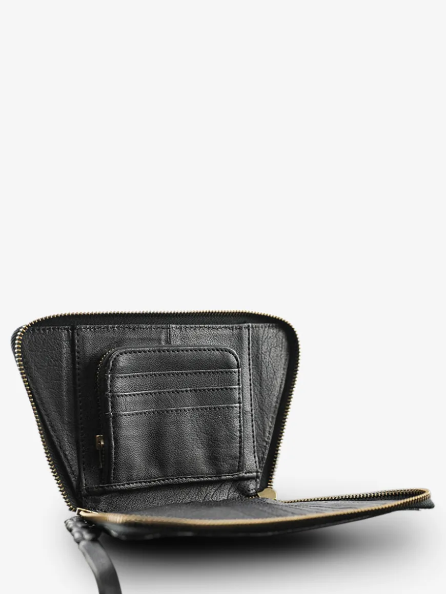 LePortefeuille Emma - Silver Black