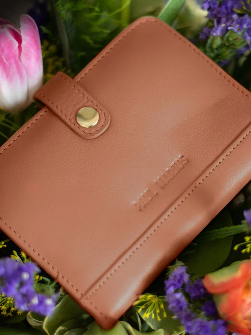 LePortefeuille Jeanne Art Deco - Caramel