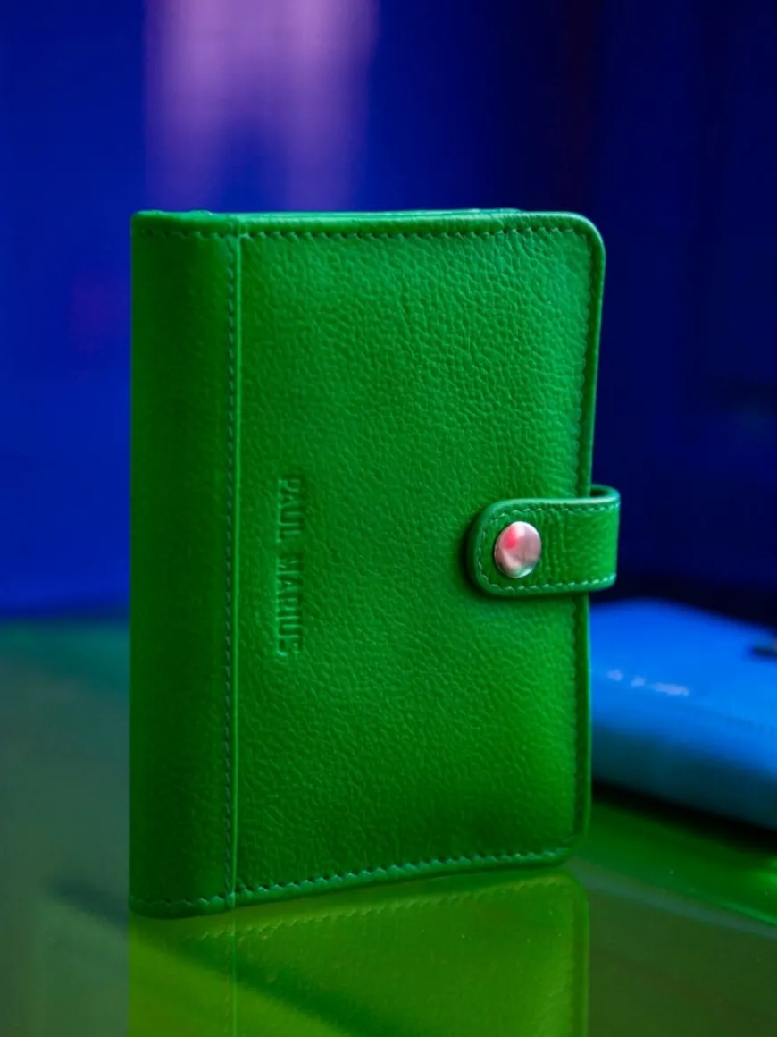 LePortefeuille Jeanne Neon - Green