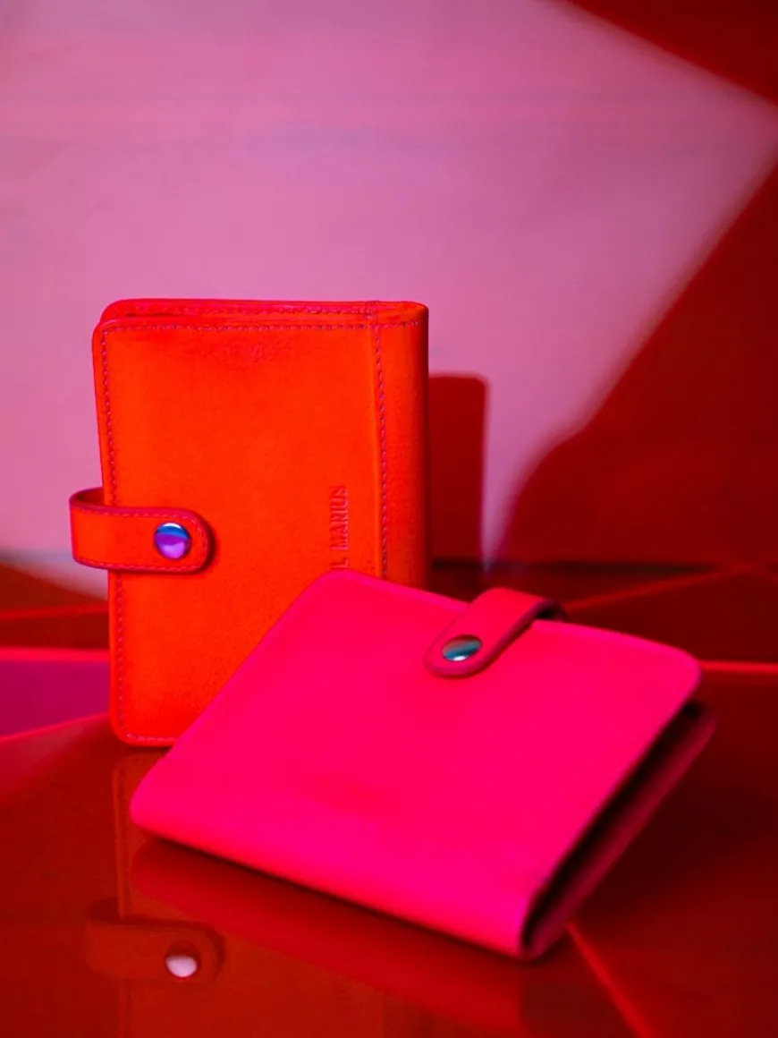LePortefeuille Jeanne Neon - Orange