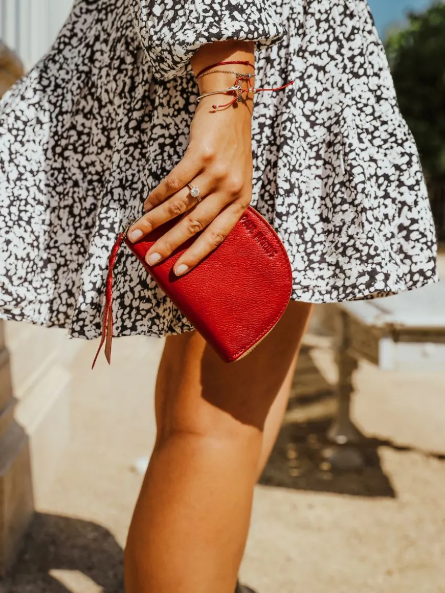 LePortefeuille Manon - Carmine Red