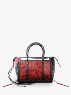 LeRive Droite - L - Leopard - Black Red