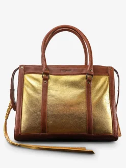 LeRive Droite - L - Light Brown Gold