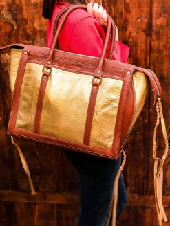 LeRive Droite - L - Light Brown Gold