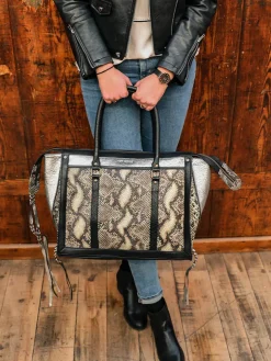 LeRive Droite - L - Python - Silver Black