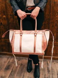 LeRive Droite - L - Rose Gold White