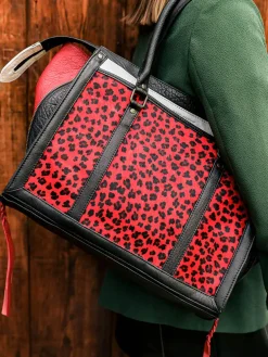LeRive Droite - M - Leopard - Black Red