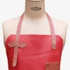 LeTablier En Cuir - Carmine Red