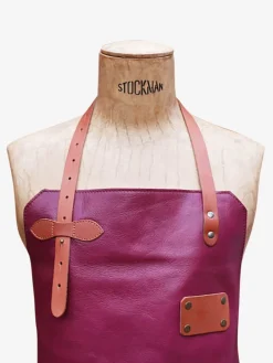 LeTablier En Cuir - Plum