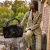 Madeleine Alligator - Jet Black