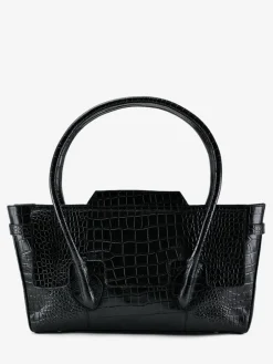 Madeleine Alligator - Jet Black