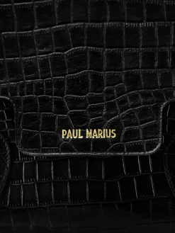 Madeleine Alligator - Jet Black
