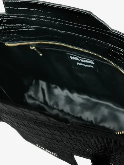 Madeleine Alligator - Jet Black