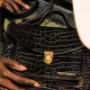 Mademoiselle George Alligator - Jet Black