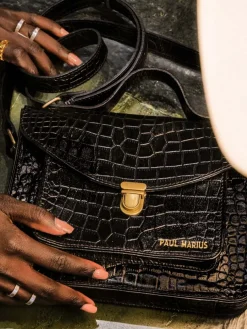 Mademoiselle George Alligator - Jet Black