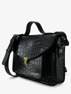 Mademoiselle George Alligator - Jet Black