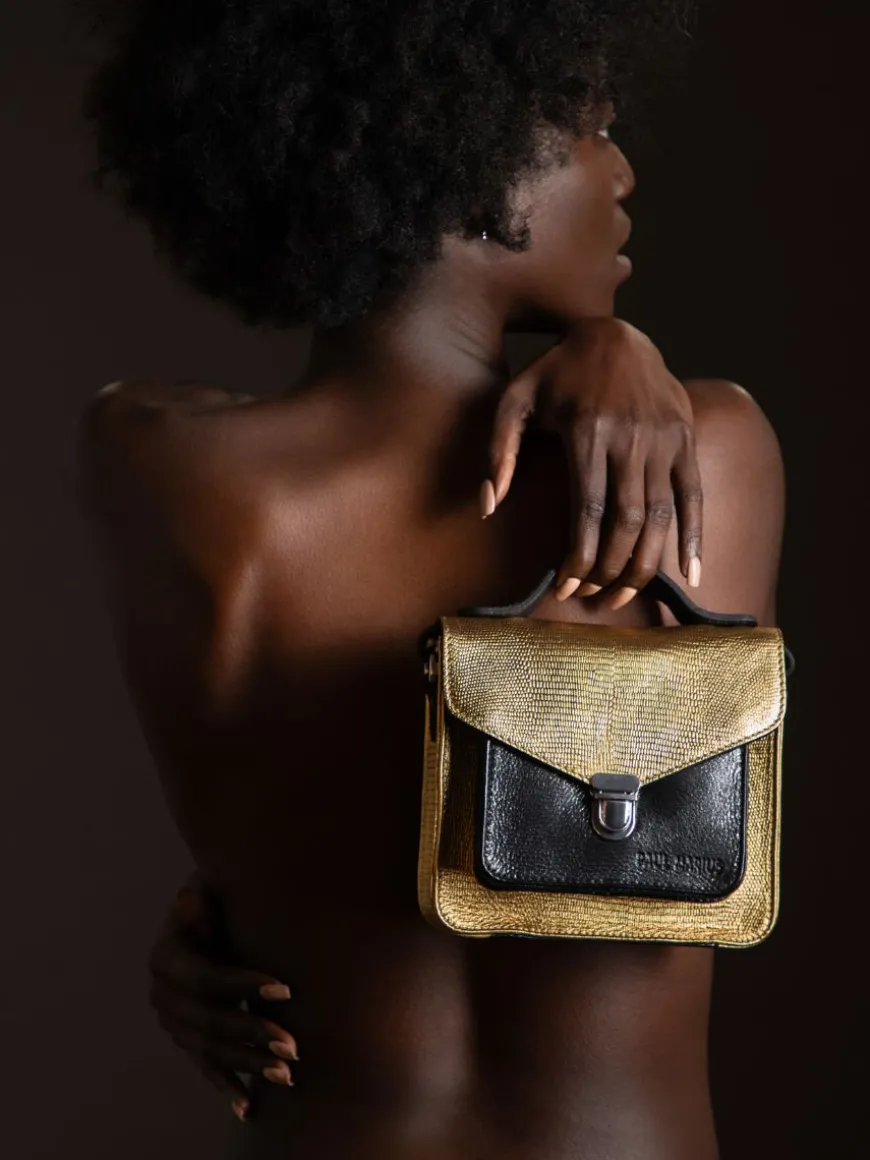 Mademoiselle George XS - Shimmering Black Gold