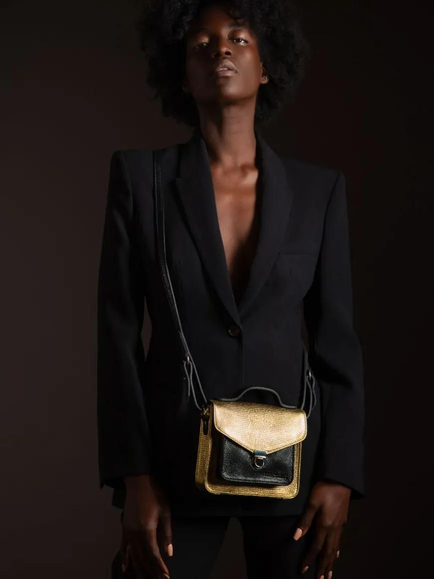 Mademoiselle George XS - Shimmering Black Gold