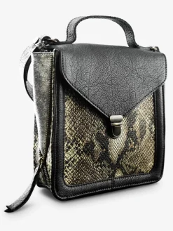 Mistinguette Python - Silver / Black