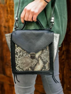 Mistinguette Python - Silver / Black