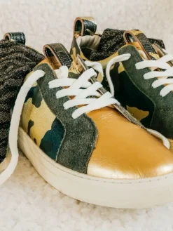 PM002 - Khaki Gold Canvas Camouflage