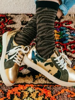 PM002 - Khaki Gold Canvas Camouflage