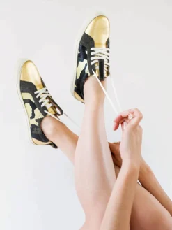 PM002 - Khaki Gold Canvas Camouflage