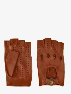 Racing Mittens Men - Light Brown