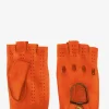 Racing Mittens Men - Orange / Light Brown